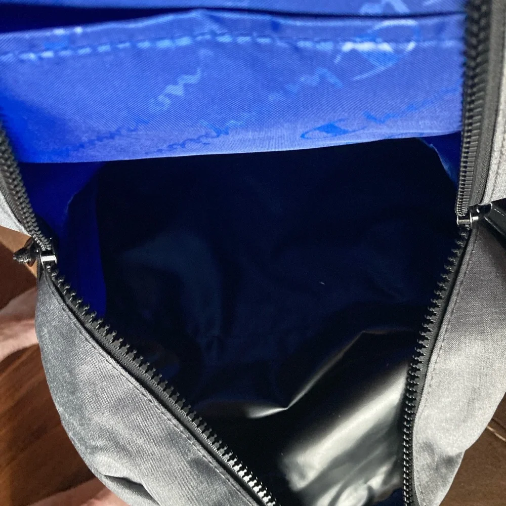 Champion Gray and Black Backpack 15 inch 2 zip compartments